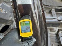 Próg prawy SŁUPEK ŚRODKOWY B AUDI A6 C7 kombi 5d brązowy LY8Z