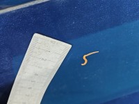 Drzwi tył prawe Audi A3 8P HB 5d niebieski LZ5C