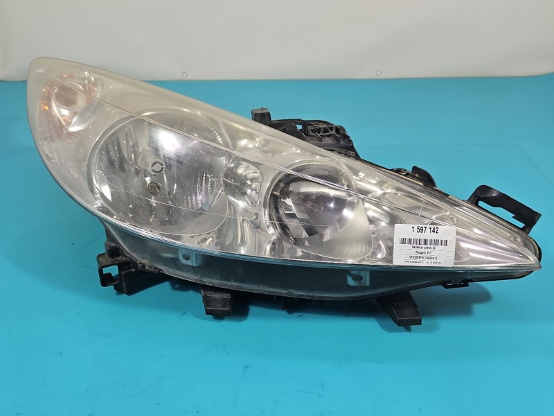 Reflektor prawy lampa przód Peugeot 207 EUROPA 9649986180