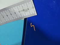 Drzwi tył lewe Skoda Fabia II HB 5d niebieski 4590