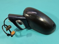 Lusterko lewe Citroen C5 II X7 elektryczny, Europejska, Kod lakieru: KGNC, el. składane, rysy na obudowie i pęknięcie, 9...