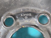 Koło zapasowe 14" dojazdowe dojazdówka Vw Fox Rozstaw śrub: 5x100, R14 5X100 6jet43 185/60/R14