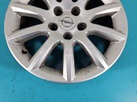 Felga aluminiowa alufelga Opel Astra III H Średnica felgi: 16", Szerokość felgi: 6.5", Rozstaw śrub: 5x108, Odsadzenie (ET):...