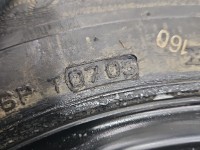 Koło zapasowe 14" dojazdowe dojazdówka Vw Polo IV 9N Rozstaw śrub: 5x100, 165 mm, Profil opony: 70, imprk1546777,, et35...