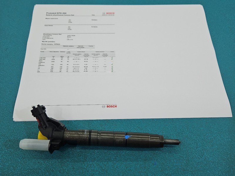 TESTOWANY Wtryskiwacz 0445116006, 16450-RL0-G01 HONDA CR-V III 06-11 2.2 i-CTDi 150KM
