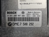 Komputer Sterownik silnika 0261209007, 7508292 Bmw e46 1.8 wiel (N42B18)