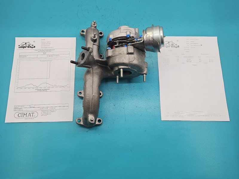 Turbosprężarka Regenerowana Seat Toledo II Leon I 454232-3, 038253019A, CF608624F 1.9 tdi 110KM