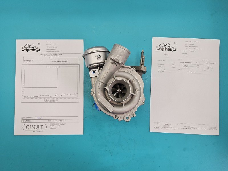 Turbosprężarka Regenerowana Renault Megane II 755507-4, GT1746V, H8200396585 1.9 dci 131KM