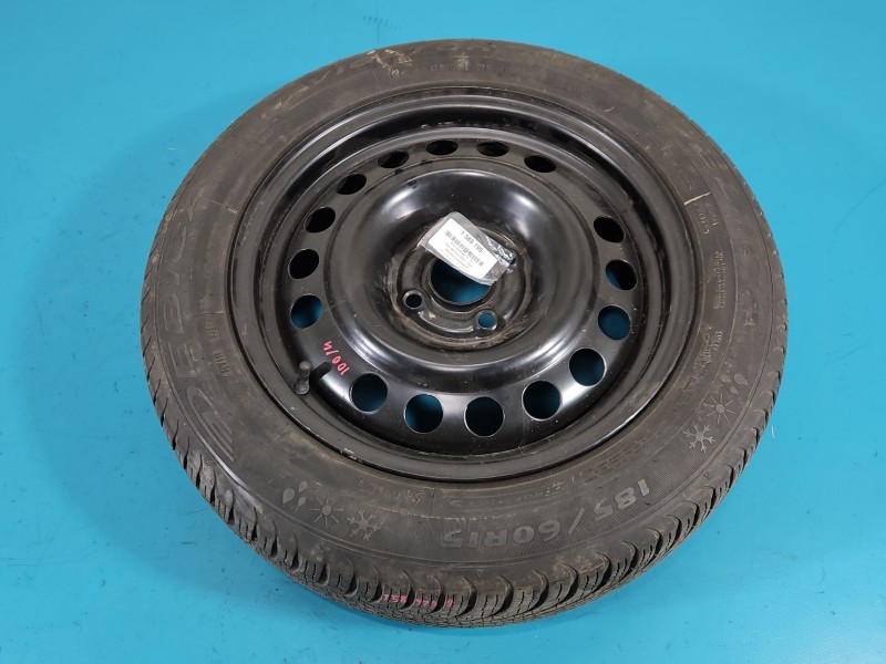 Koło zapasowe 15" dojazdowe dojazdówka Opel Meriva A Rozstaw śrub: 4x100, Dębica, 185 mm, Profil opony: 65, imprk1589199,...