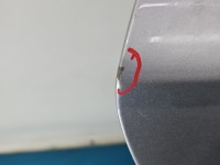 Drzwi tył prawe AUDI A6 C7 sedan 4d srebrny, LX7W