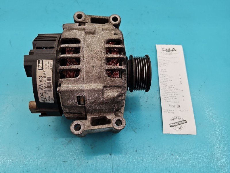 TEST Alternator Audi A4 B6 06B903016AE 1.6 wiel