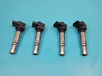 Cewka zapłonowa Skoda Fabia I 0986221023 1.4 16V 4szt. 2× BOSCH. 2× NGK