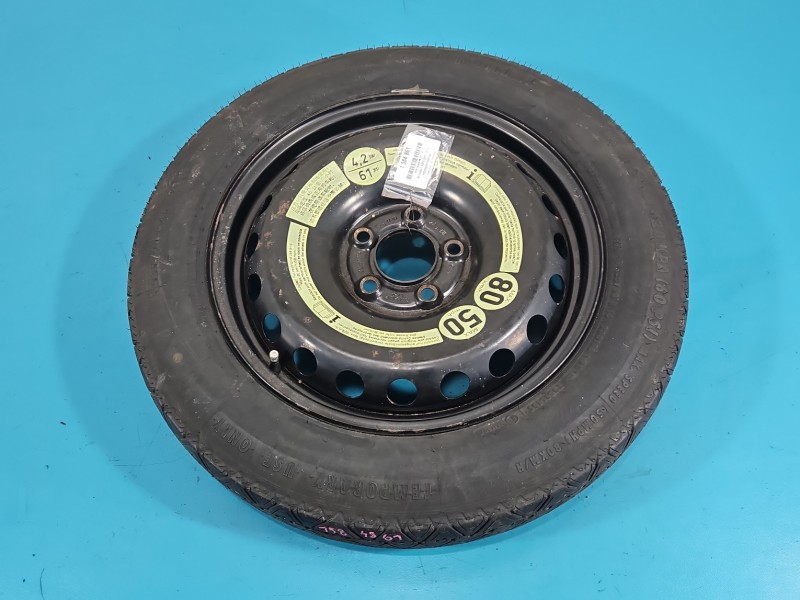 Koło zapasowe 16" dojazdowe dojazdówka Mercedes W204 Rozstaw śrub: 5x112, Continental, Waga produktu z opakowaniem...