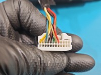 Lusterko lewe Kia Optima IV 15-20 elektryczny, Europejska, Kod lakieru: Swp, składane elektrycznie 8pin Rysy europa