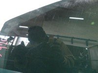 Szyba drzwi przód lewa Lada Kalina 04-09 sedan