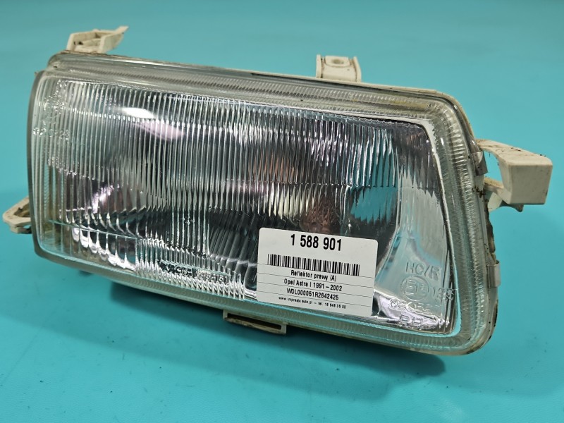 Reflektor prawy lampa przód Opel Astra I F EUROPA