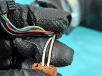 Lusterko lewe pin Peugeot 207 HB srebrny 3d europa