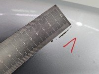 Błotnik przód prawy Mitsubishi Outlander II srebrny EXT A31