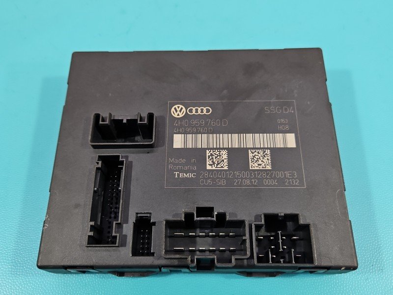 Sterownik moduł AUDI A8 D4 4H 4H0959760D Sterownik moduł AUDI A8 D4 4H 4H0959760D