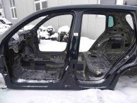 Próg lewy SŁUPEK ŚRODKOWY B Vw Tiguan I 07- HB 5d czarny C9X