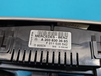 Konsola panel nawiewu Mercedes W203 A2038303685