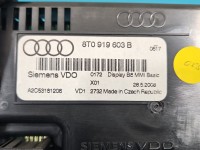 Wyświetlacz AUDI A4 B8 8T0919603B, A2C53181206 monitor