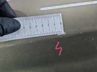 Drzwi przód lewe Ford Fiesta Mk7 5d złoty