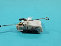 Zamek przód lewy 6N1837015C Vw Polo III 6N EUROPA Volkswagen, Wycięta plastikowa obudowa pod linkę centralnego zamka