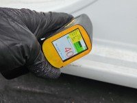 Próg lewy SŁUPEK ŚRODKOWY B Dacia Sandero III 20- HB 5d biały, DV369