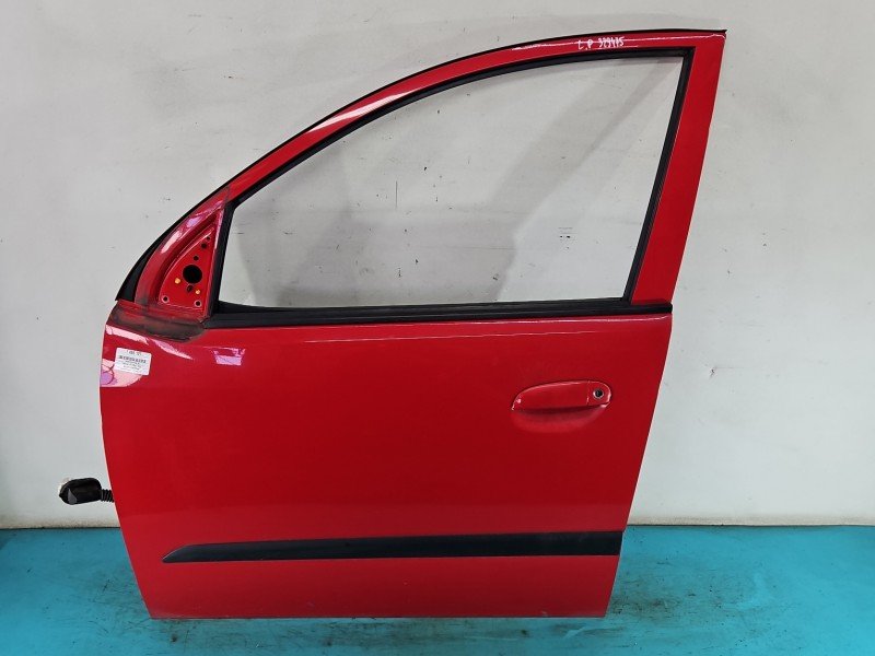 DRZWI PRZÓD LEWE KIEROWCY Hyundai I10 I 5d czerwony H4 DRZWI PRZÓD LEWE KIEROWCY Hyundai I10 I 5d czerwony H4