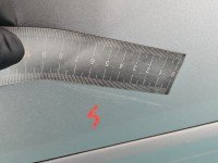 Drzwi przód prawe Audi A3 8P 5d srebrny X7W