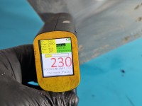 Błotnik przód lewy Fiat Grande Punto srebrny 595/A