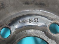 Felga stalowa 15" Hyundai I20 I 08-14 Szerokość felgi: 6.0", Rozstaw śrub: 4x100, Hyundai, 4X100 6J ET 52