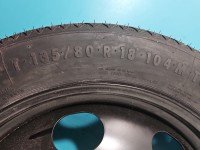 Koło zapasowe 18" dojazdowe dojazdówka Peugeot 508 I Rozstaw śrub: 5x108, Continental, 135 mm, Profil opony: 80, R18 135/80...