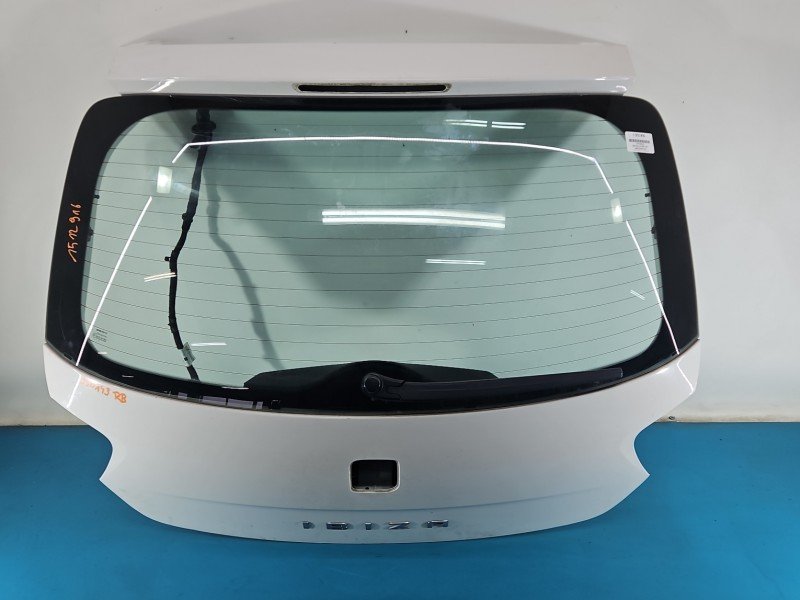 Klapa tył Seat Ibiza IV 6J HB 5d biały LB9A Klapa tył Seat Ibiza IV 6J HB 5d biały LB9A