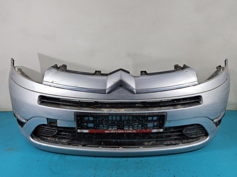 Zderzak przód przedni Citroen C4 Grand picasso I 06-13 srebrny EZR