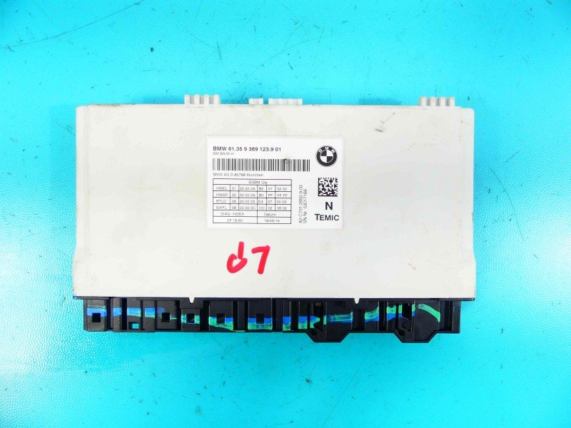 Sterownik moduł BMW X3 F25 9369123 Sterownik moduł BMW X3 F25 9369123