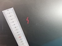 Drzwi tył lewe Lexus IS III 14-25 sedan 4d szary 1J7