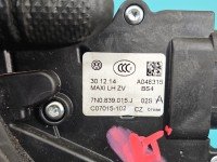 Zamek tył lewy 7N0839015J, 7N0839003Q Vw Sharan II 10- Volkswagen, 12pin