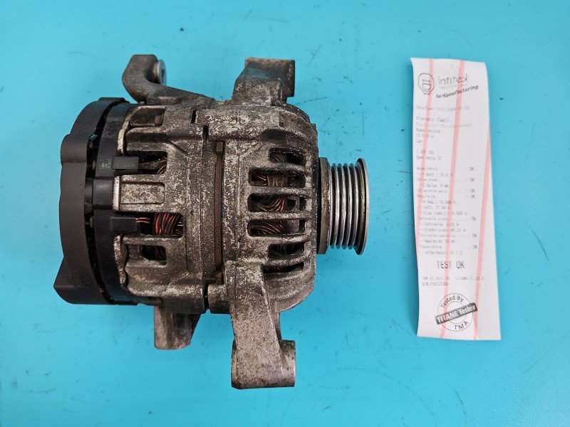 TEST Alternator Opel Astra II G 09133600, 0124225024 1.4 16V