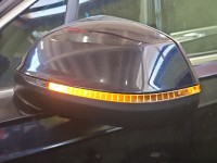 Lusterko lewe AUDI Q7 II 4M malowana, elektryczny, Europejska, 15+1(kamera)pin. Składane elektrycznie europa