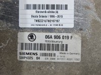 Komputer Sterownik silnika 06A906019F Skoda Octavia I 1.6 SR