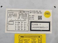 Radio fabryczne Vw Passat B6 3C8035195 radioodtwarzacz