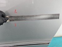 Drzwi tył lewe Mercedes W245 HB 5d srebrny 761
