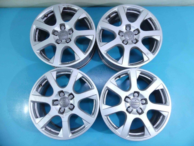 alufelgi felgi 17" komplet AUDI Q5 8R 08- R17 Średnica felgi: 17", Szerokość felgi: 8.0", Rozstaw śrub: 5x112, R17 5x112 8J...