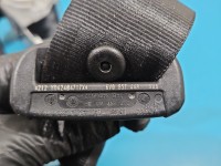 Pas bezpieczeństwa tył prawy Europejska, NIE ROZWIJA SIE - WYSTRZELONY Skoda Fabia III 6V0857448, 34163778B