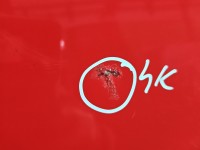 Drzwi tył prawe Toyota Corolla E12 HB 5d czerwony 3E5