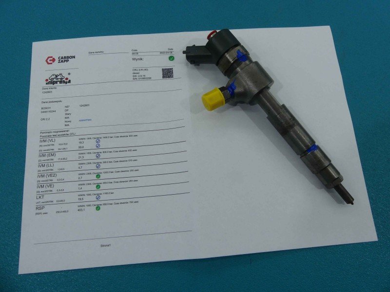 Wtryskiwacz Fiat Croma II 0445110244 1.9 jtd