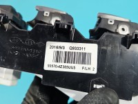 Przełącznik szyb Hyundai Santa Fe III 12–18 39S490-1110, 93570-4Z305 Europejska, Pęknięty kawałek przełącznika, wytarty...