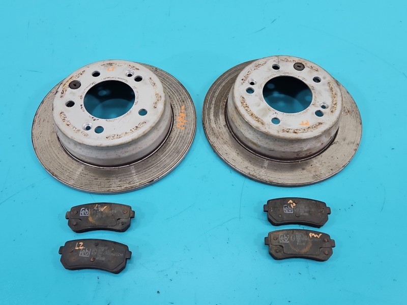 Tarcze hamulcowe tył klocki Hyundai I30 I 07-12 1.4 16V